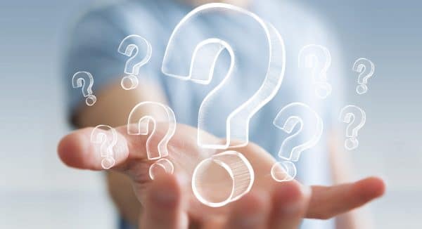 Plusieurs points d'interrogations pour répondre à des questions.