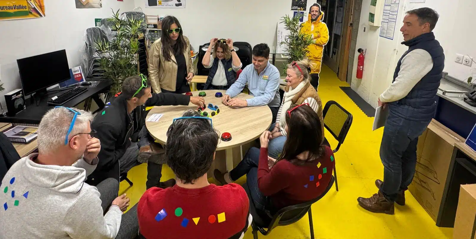 Atelier de team coaching 4 Colors en entreprise animé par Noitulos/solutioN