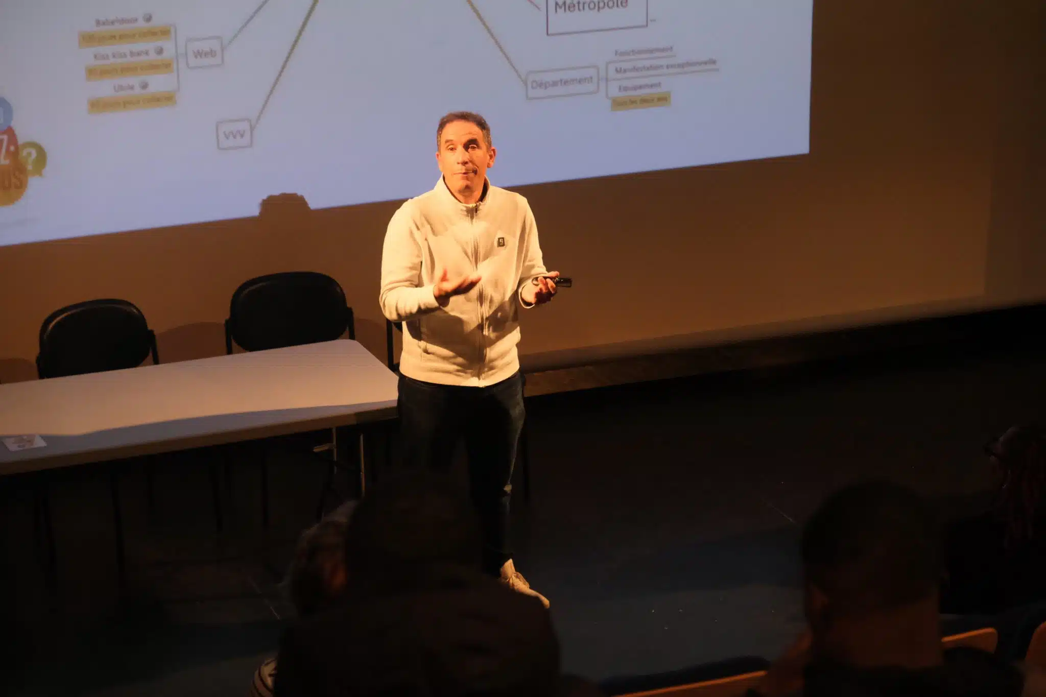 Groupe d’associations réunies à Valenton pour une conférence sur les subventions avec Noitulos / solutioN